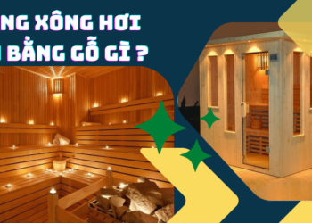 Làm phòng xông hơi bằng gỗ gì?