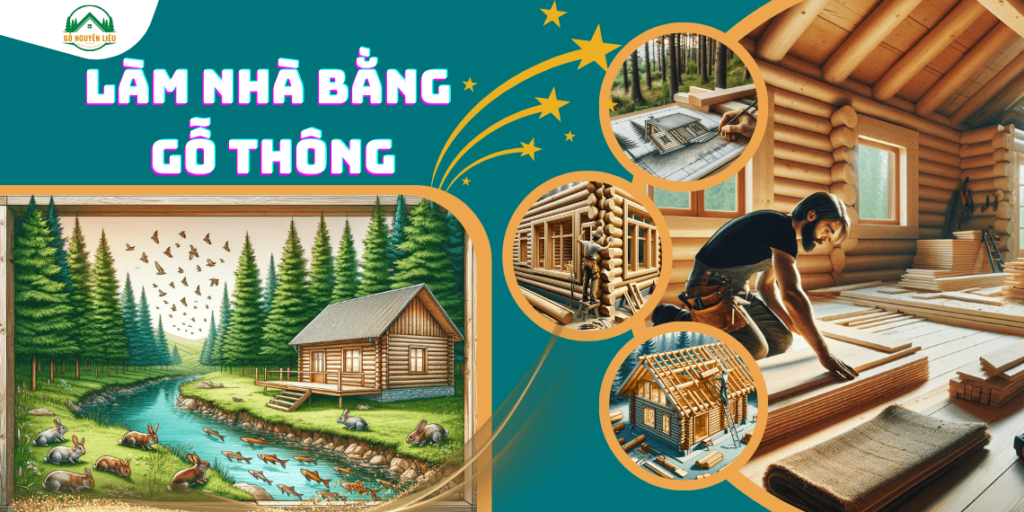 Cách làm nhà bằng gỗ thông - Gỗ Nguyên Liệu