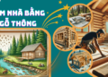 Cách làm nhà bằng gỗ thông