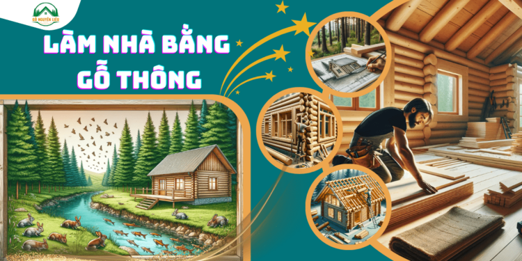Cách làm nhà bằng gỗ thông - Gỗ Nguyên Liệu